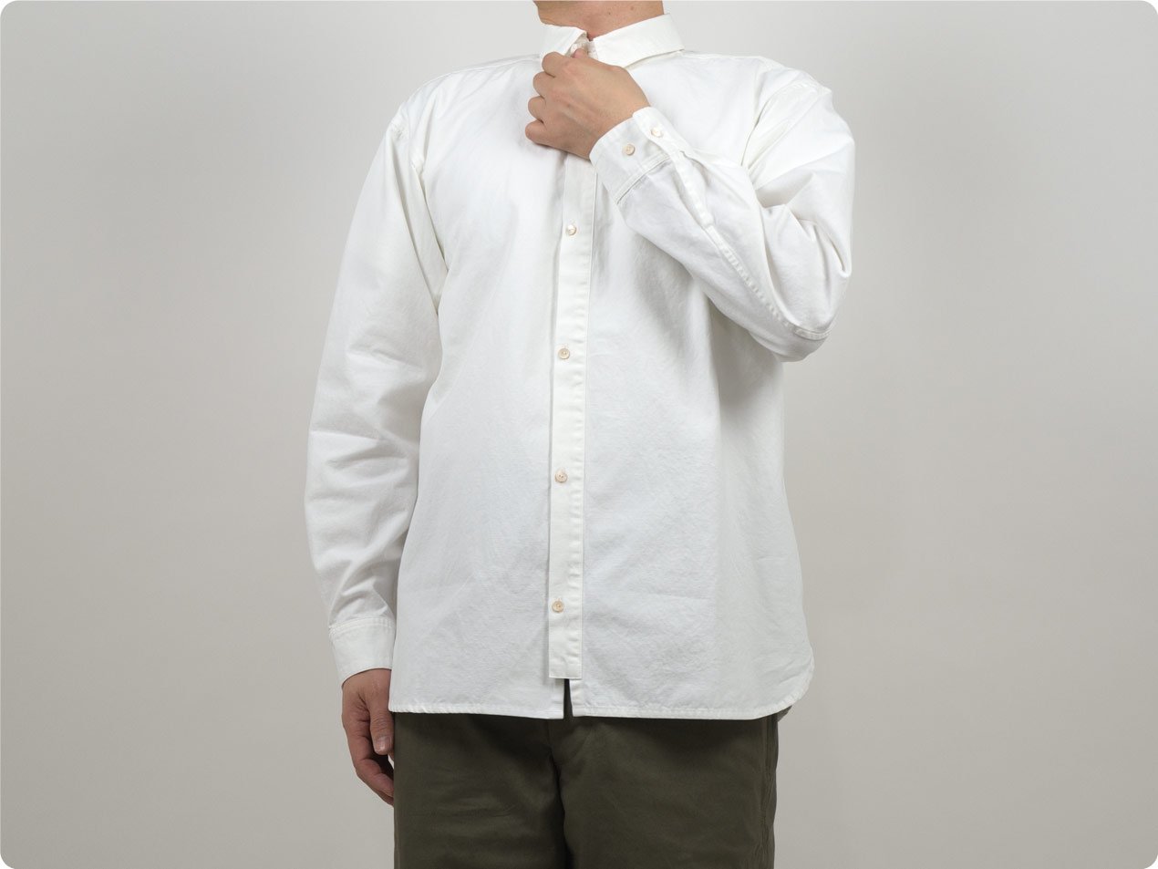 POSTALCO Free Arm Shirt 01 OFF WHITE