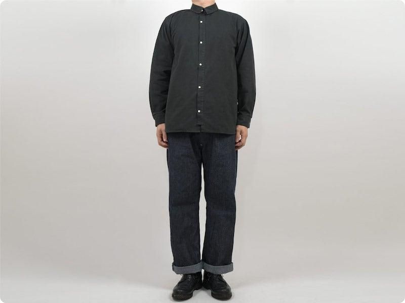 POSTALCO Free Arm Shirt 01 CHARCOAL GRAY
