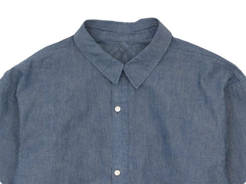 ポスタルコ　フリアームシャツ01　コットンシャンブレー　М POSTALCO Free Arm Shirt 01 BLUE POSTALCO（ポスタルコ）通販
