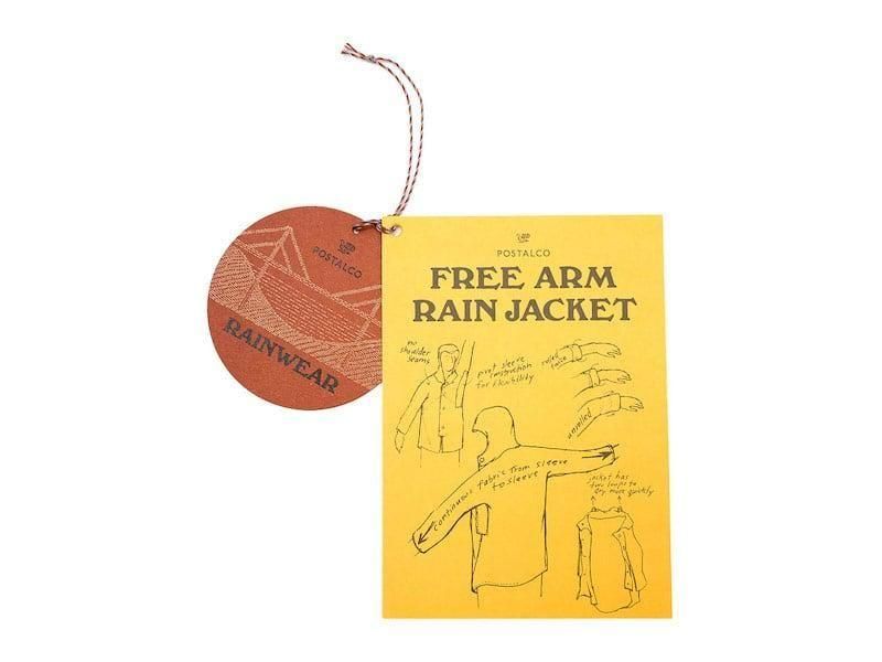 POSTALCO Free Arm Rain Jacket Yellow Ochre
