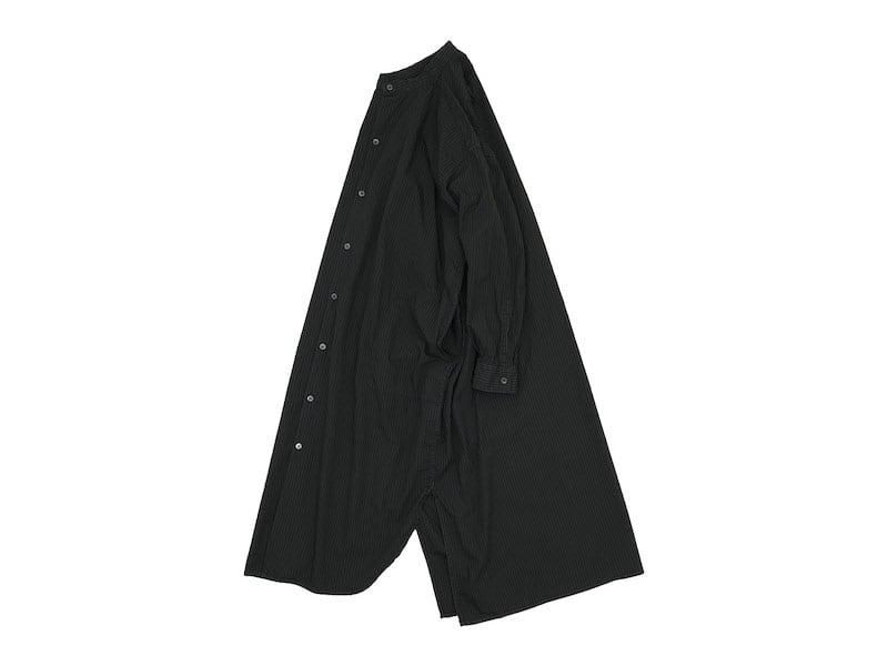 ordinary fits EDWARD STAND ONEPIECE STRIPE BLACK