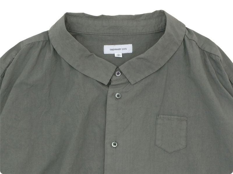ordinary fits BARBER SHIRT GRAY