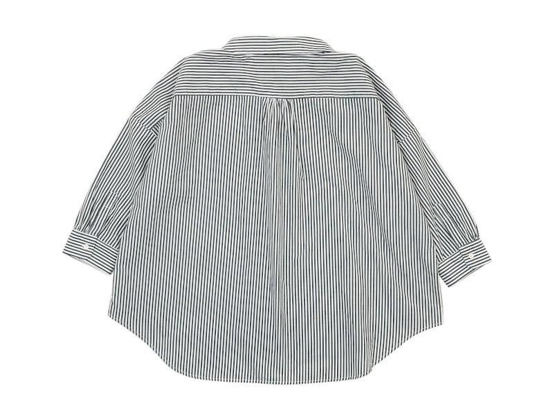 ordinary fits BARBER SHIRT STRIPE OFF WHITE