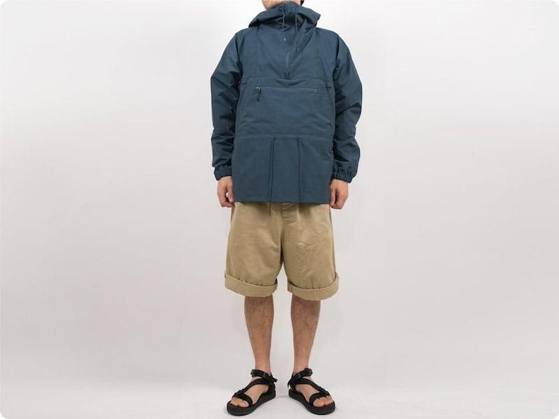 ENDS and MEANS Field Anorak SMOKY BLUE
