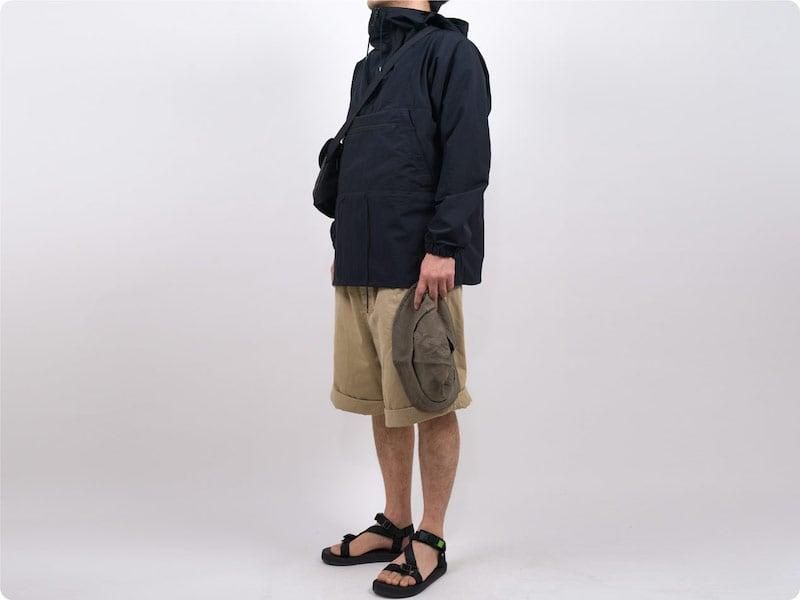 ENDS and MEANS Field Anorak BLACK
