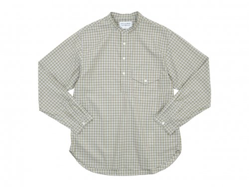 ENDS and MEANS Band Collar P/O Shirts