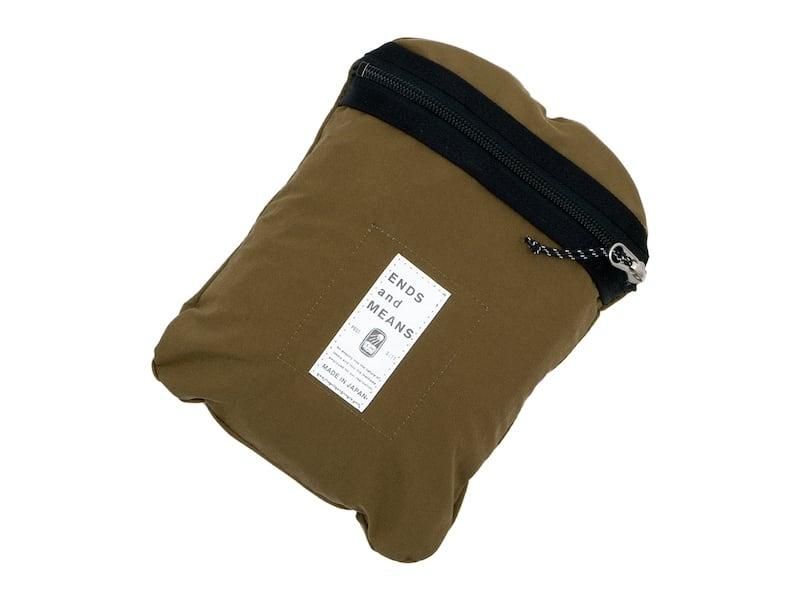 ENDS and MEANS Packable Back Pack BROWN BEIGE
