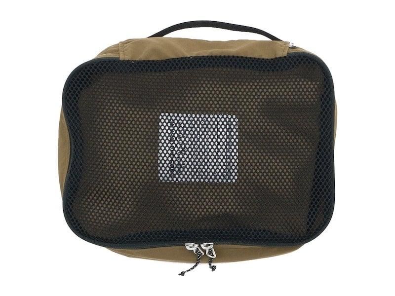 ENDS and MEANS Travel Pouch BROWN BEIGE