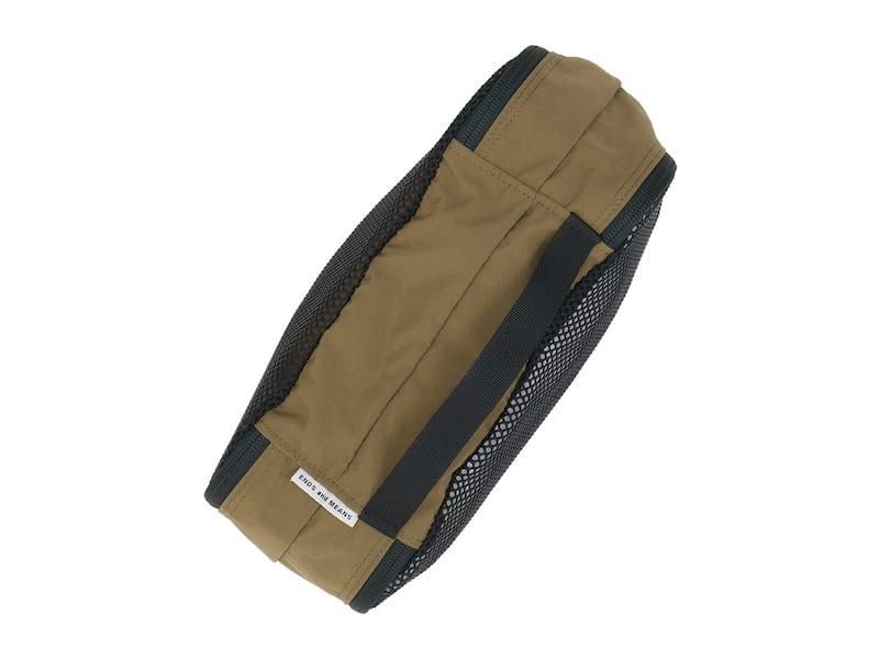 ENDS and MEANS Travel Pouch BROWN BEIGE