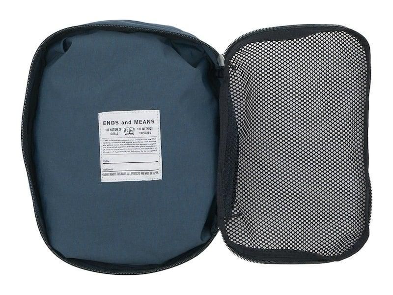 ENDS and MEANS Travel Pouch SMOKY BLUE