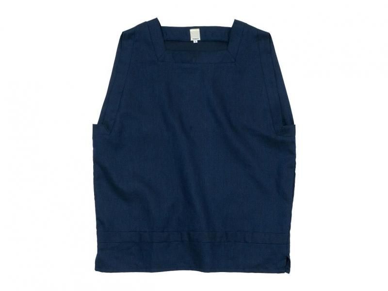 TATAMIZE SQUARE VEST NAVY
