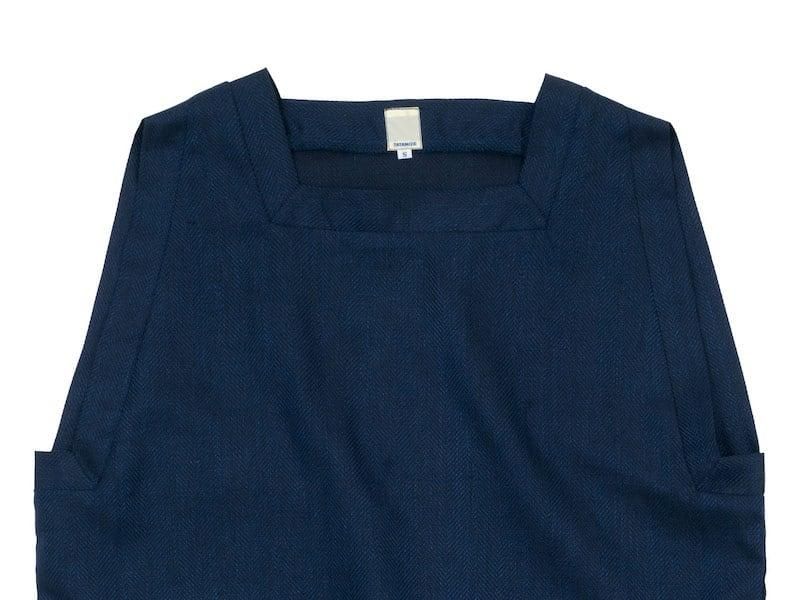 TATAMIZE SQUARE VEST NAVY