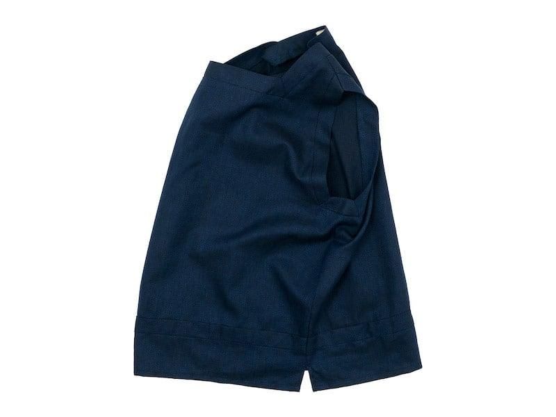 TATAMIZE SQUARE VEST NAVY