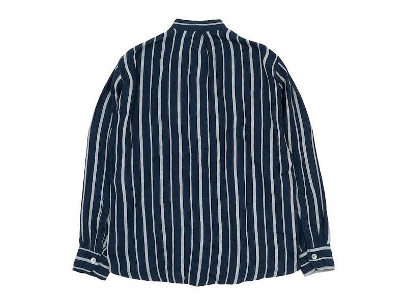 TATAMIZE P/O STAND COLLAR SHIRTS STRIPE