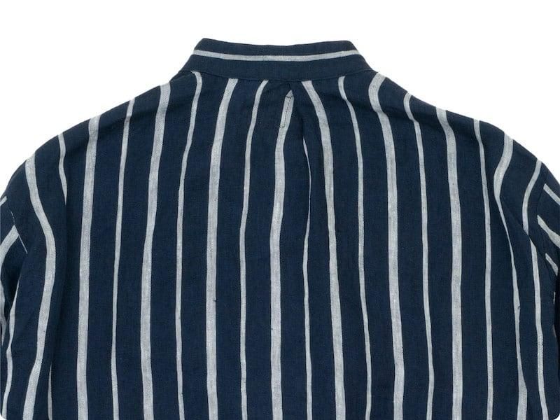 TATAMIZE P/O STAND COLLAR SHIRTS STRIPE