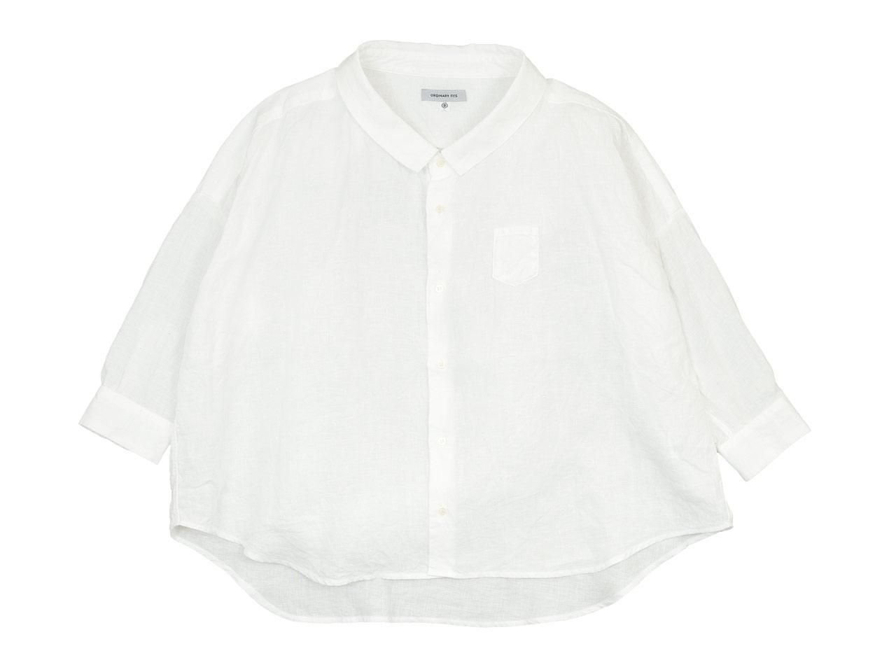 Ordinary fits オーディナリーフィッツ バーバーシャツ リネン 0 Ordinary Fits (オーディナリーフィッツ) BARBER SHIRTS