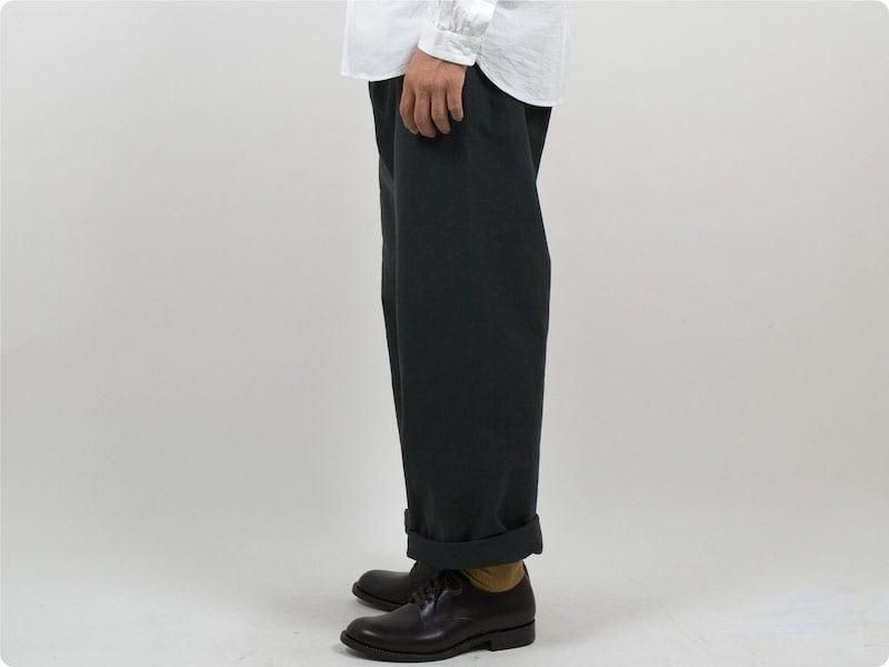 TUKI macaroni pants 34STEEL BLUE