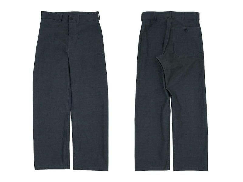 TUKI macaroni pants 34STEEL BLUE