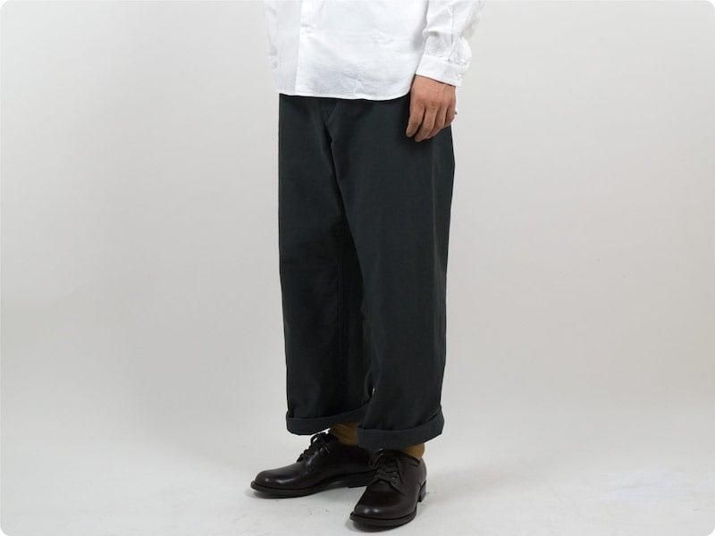 TUKI macaroni pants 34STEEL BLUE