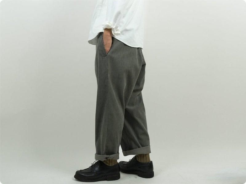 TUKI type3 corduroy 23SAGE GREEN