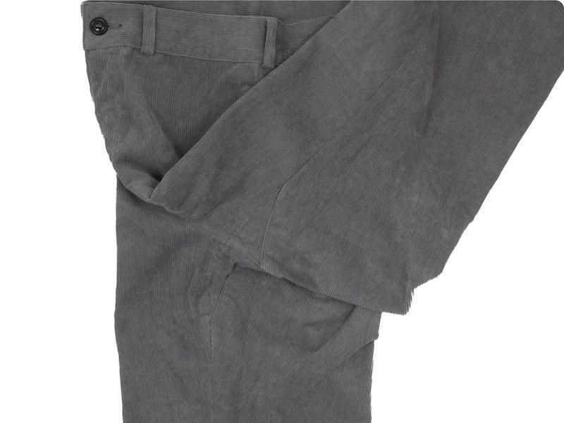 TUKI macaroni trousers corduroy 23SAGE GREEN