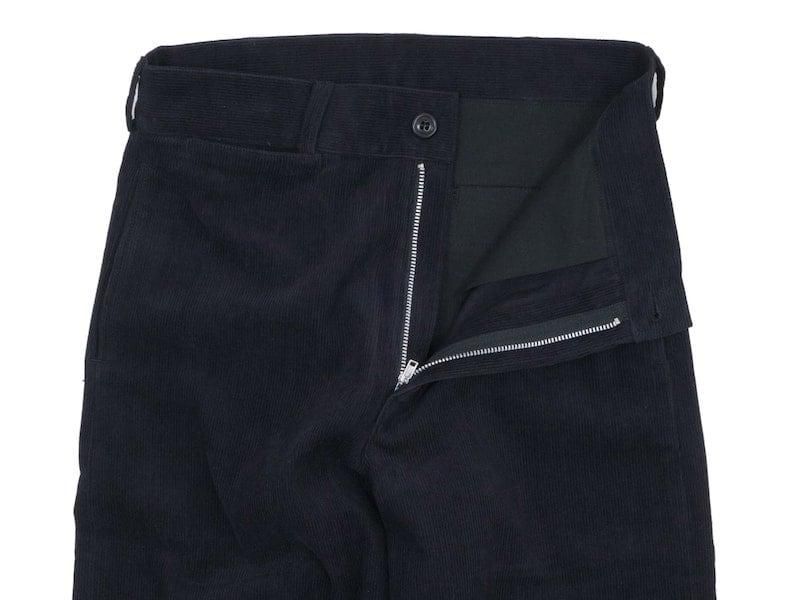 TUKI macaroni trousers corduroy 09BLACK