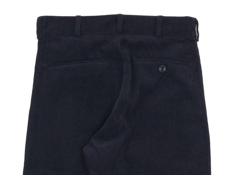 TUKI macaroni trousers corduroy 09BLACK
