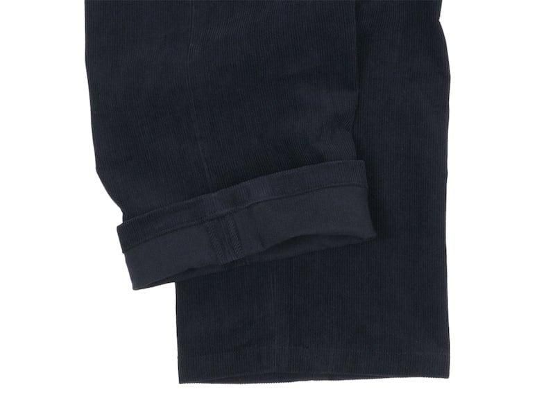 TUKI macaroni trousers corduroy 09BLACK