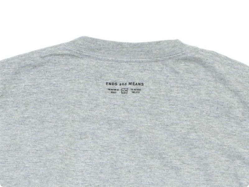  ENDS and MEANS Village Tee GRAY