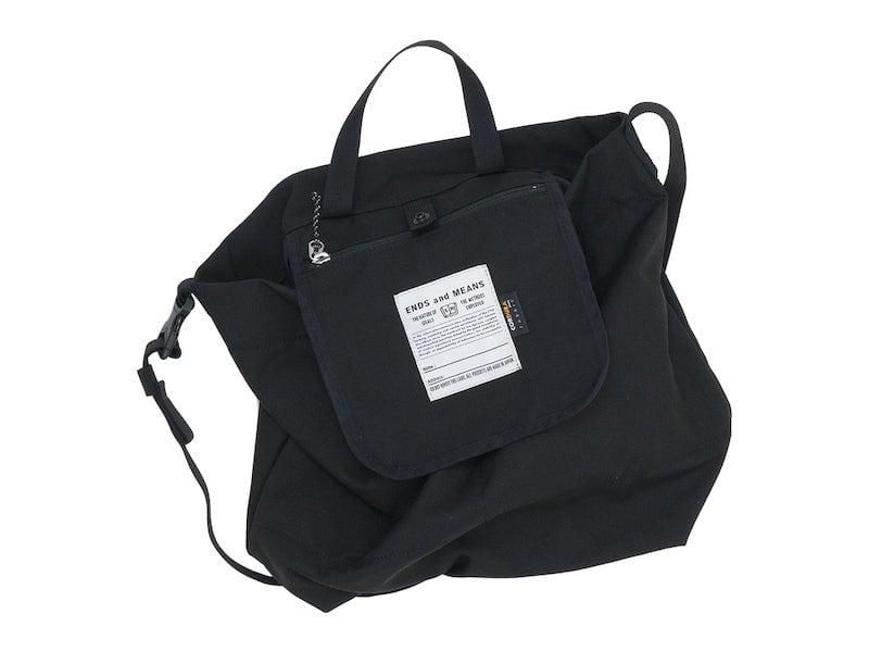 ENDS and MEANS Sholder Bag Cordura BLACK