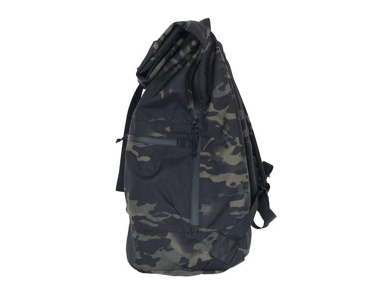 ENDS and MEANS Refugee Duffle Back Pack BLACK MULTI CAM
