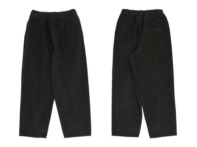 maillot mature cotton nel easy pants BROWN