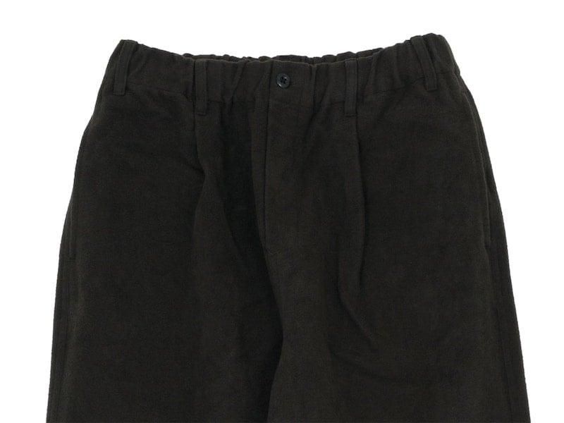 maillot mature cotton nel easy pants BROWN