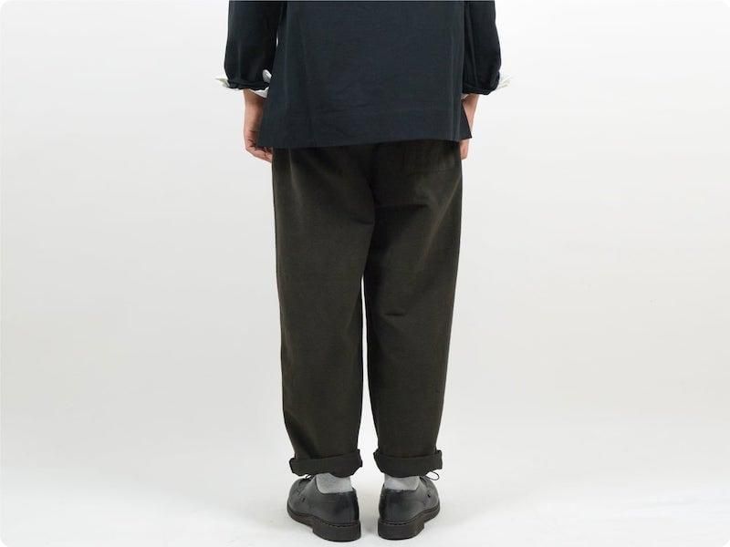 maillot mature cotton nel easy pants BROWN