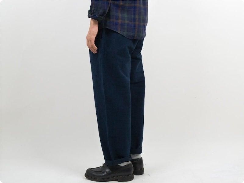 maillot mature cotton nel easy pants NAVY