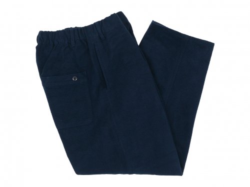 maillot mature cotton nel easy pants NAVY
