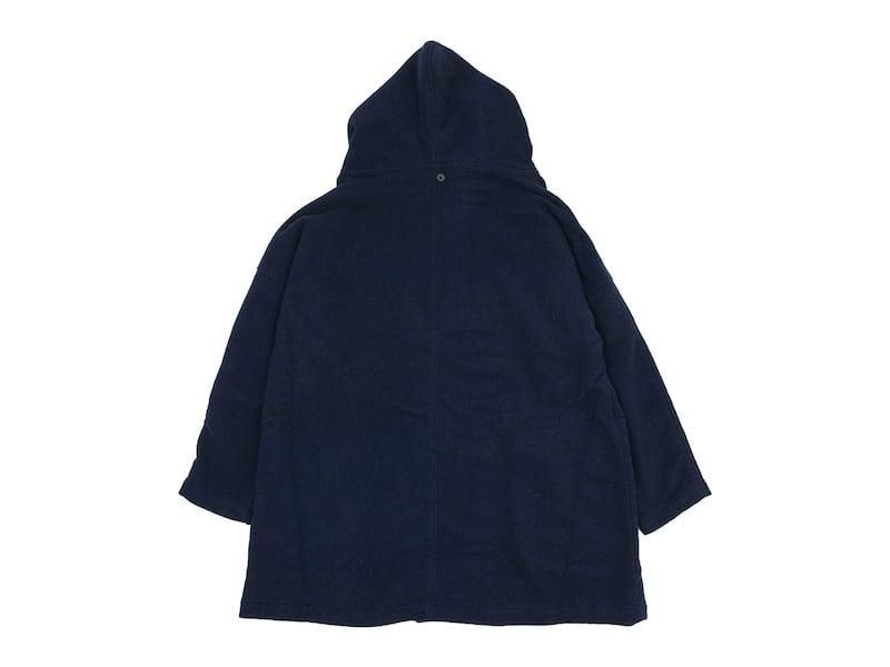 ordinary fits SHAWL PARKA COAT NAVY