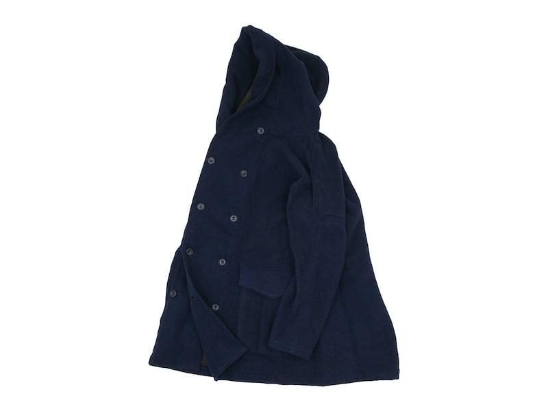 ordinary fits SHAWL PARKA COAT NAVY