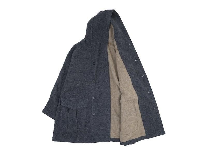 ordinary fits SHAWL PARKA COAT GRAY