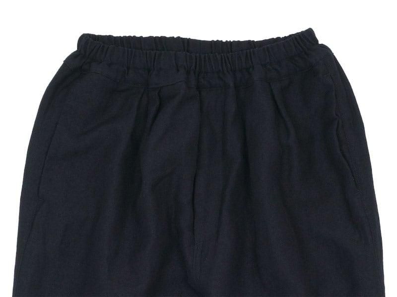 ordinary fits NARROW BALL PANTS WOOL LINEN BLACK