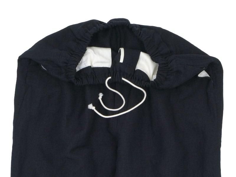 ordinary fits NARROW BALL PANTS WOOL LINEN BLACK