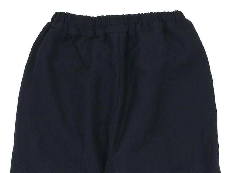 ordinary fits NARROW BALL PANTS WOOL LINEN BLACK