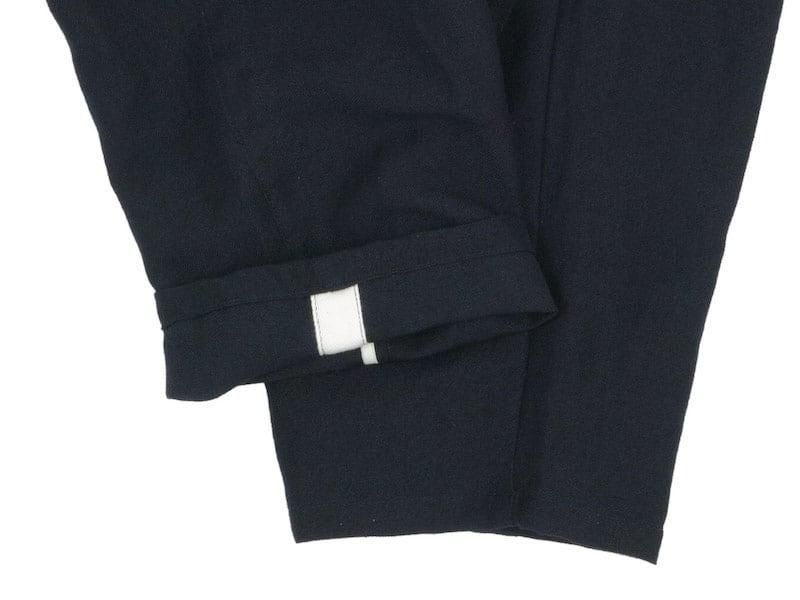 ordinary fits NARROW BALL PANTS WOOL LINEN BLACK