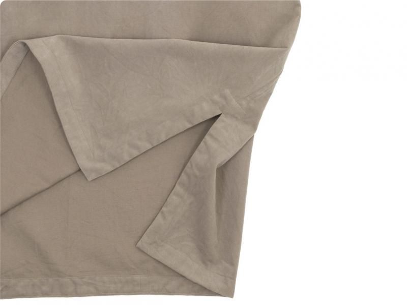 TOUJOURS Long Sleeve Big T-shirt Dress 31Sand Gray KM33IS05