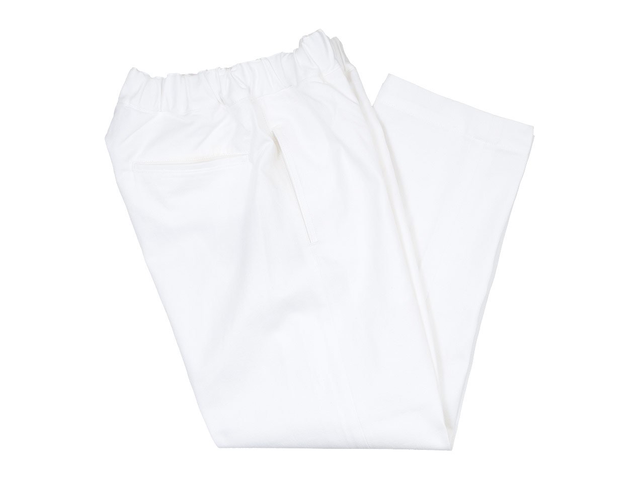 Charpentier de Vaisseau Bradley Cotton Linen Herringbone Pants WHITE