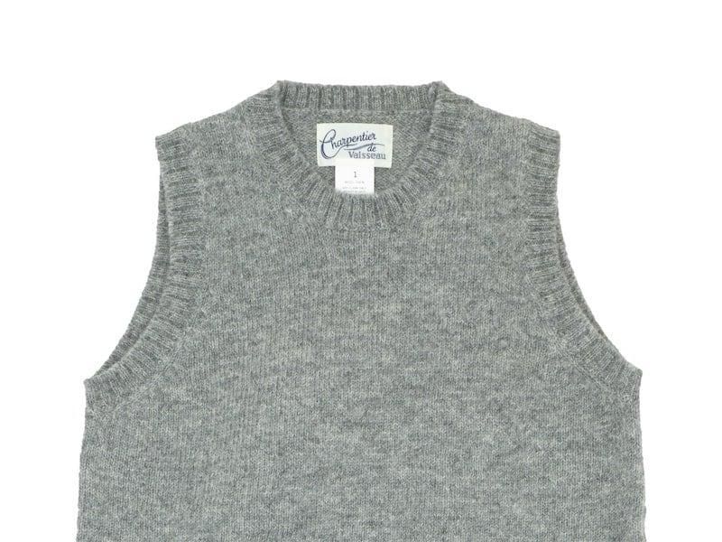 Charpentier de Vaisseau Kurson Wool Knit Vest GRAY