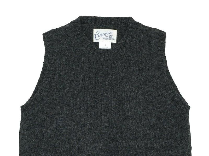 Charpentier de Vaisseau Kurson Wool Knit Vest DARK GRAY