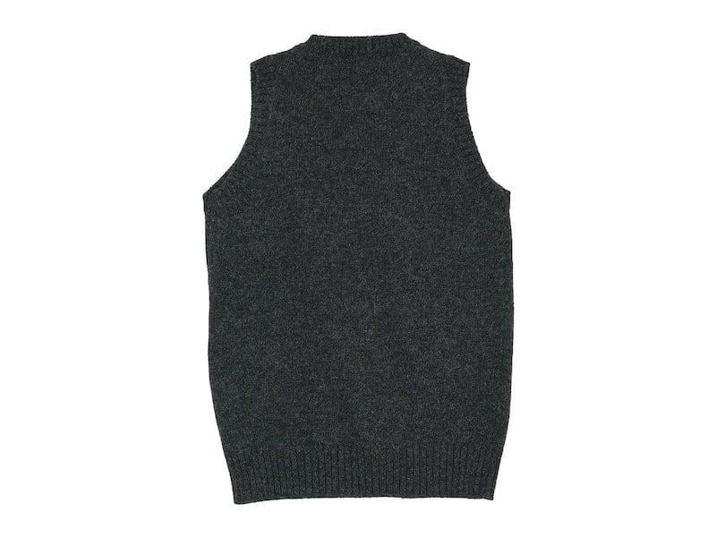 Charpentier de Vaisseau Kurson Wool Knit Vest DARK GRAY