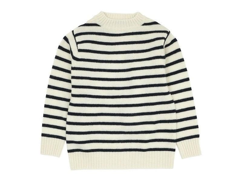 Charpentier de Vaisseau Kurt 3G Horizontal Neck Knit NATURAL X NAVY