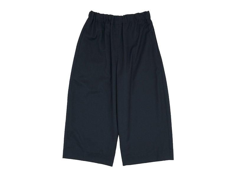 Atelier d'antan Ruffʥա Wool pants BLACK